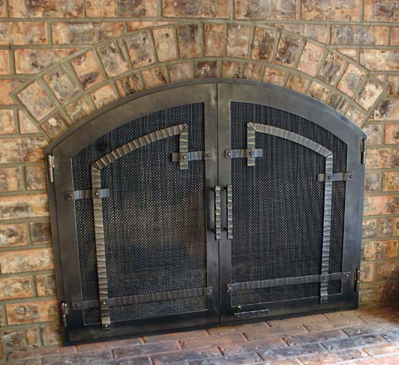 F7 Craftsman Fireplace Doors